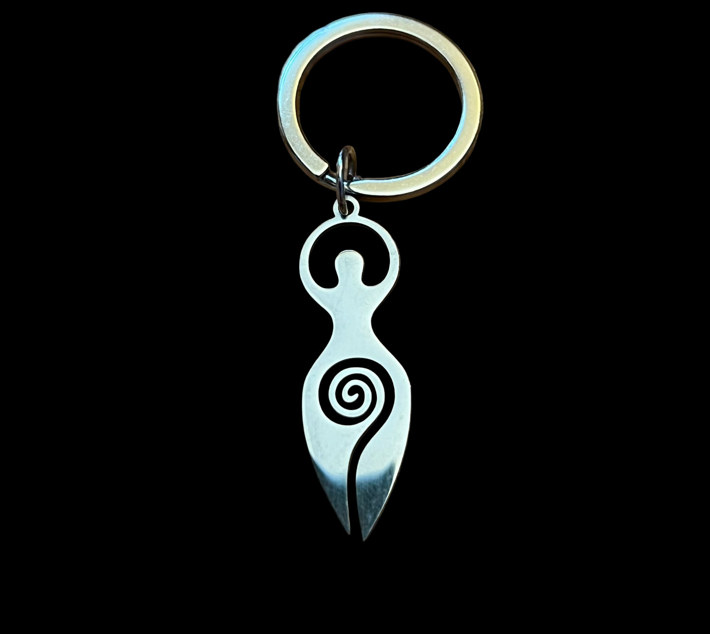 Spiral Goddess Keyring