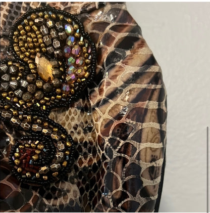 New with Tags Mary Frances Beaded Bag “Fancy That”