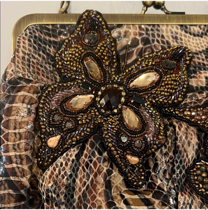 New with Tags Mary Frances Beaded Bag “Fancy That”