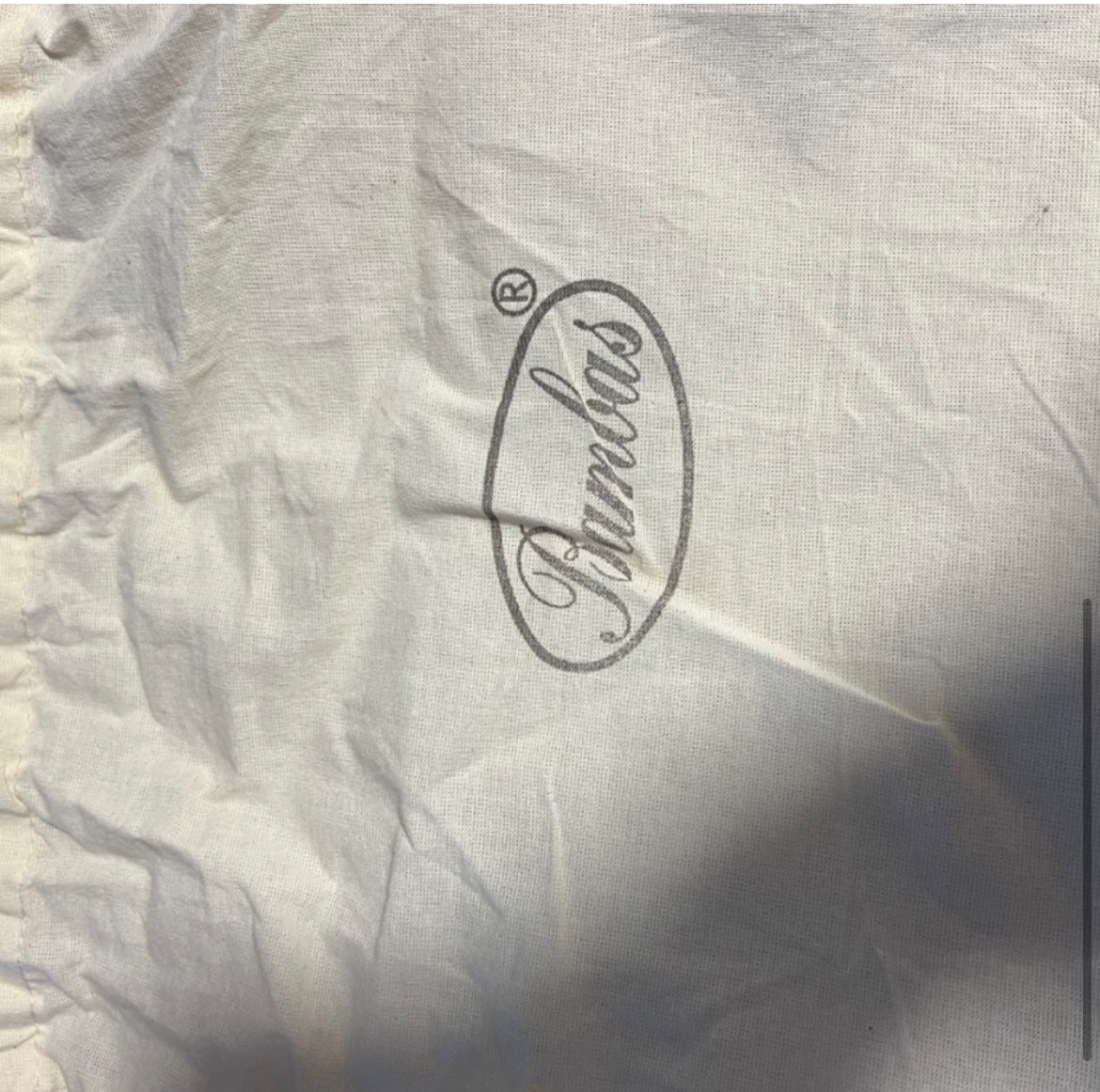 Authentic Genuine Leather Hand Painted Bambas Art Bag “The Blue Tulips”