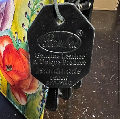 Unique Bambas Hand Painted Art Bag “The Daybreak with Poppy”