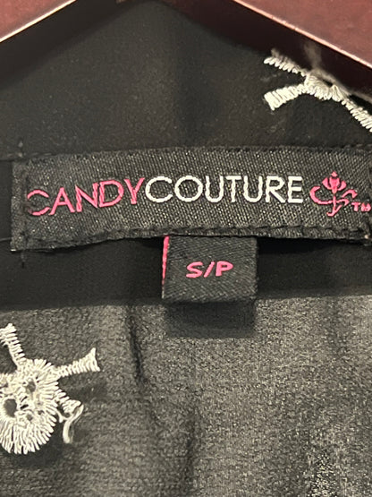 Sleeveless Sheer Skull Shirt Small