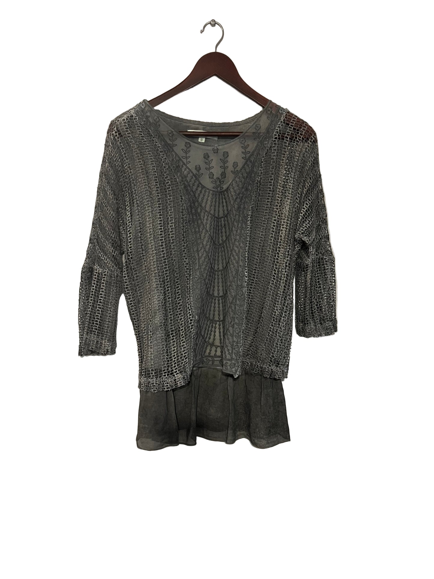 Elegant oversized bohemian shirt