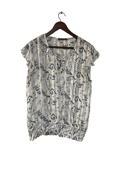 Short Sleeve Sheer Bohemian Blouse