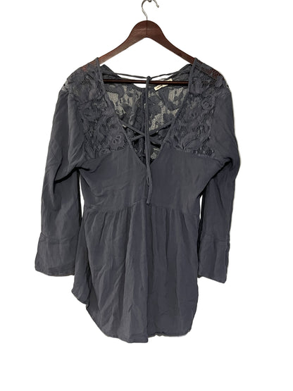 Sheer festival boho top L