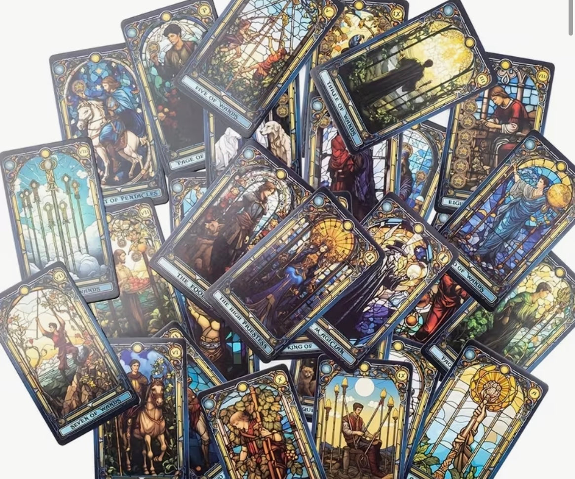 Stained Glass Tarot Deck - Small