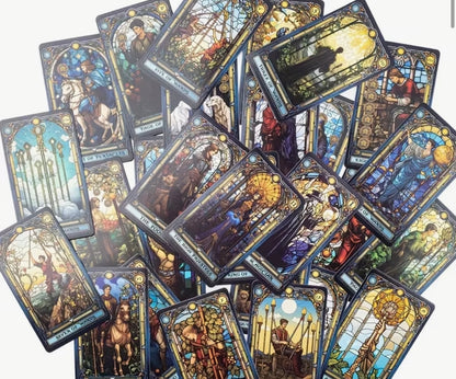 Stained Glass Tarot Deck - Small