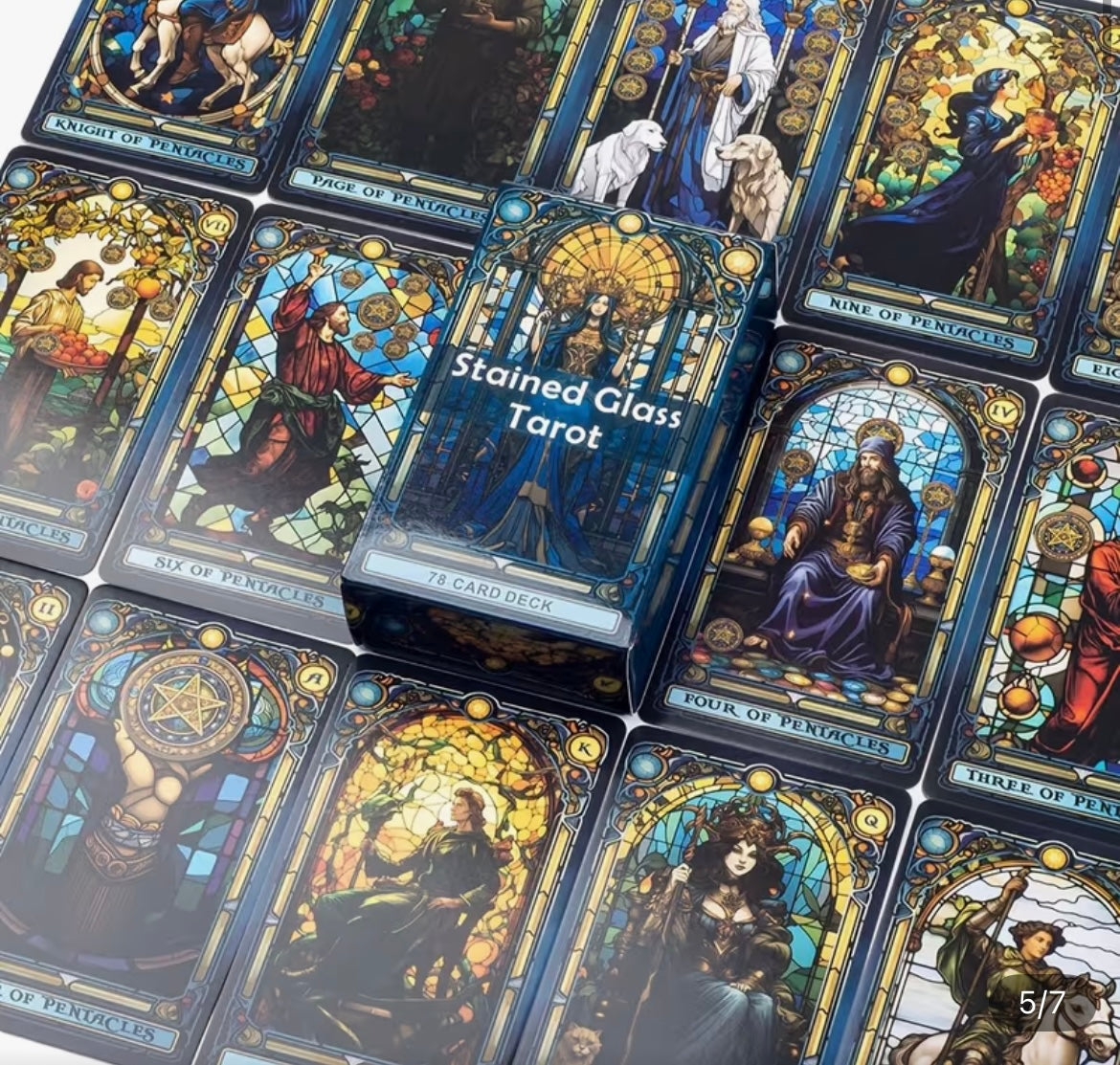 Stained Glass Tarot Deck - Small