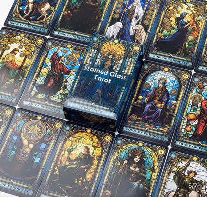 Stained Glass Tarot Deck - Small