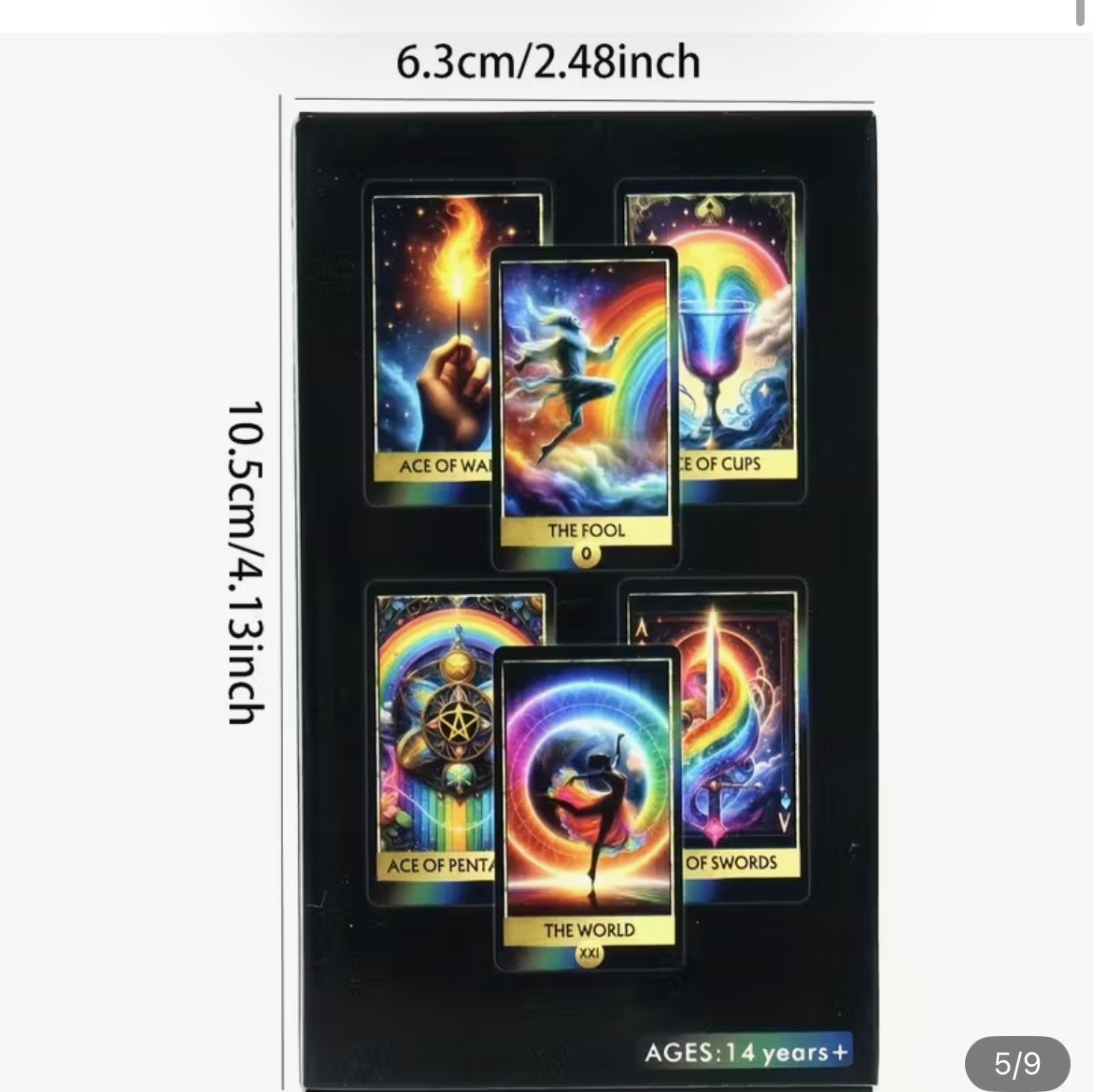 Rainbow Tarot Deck - Small