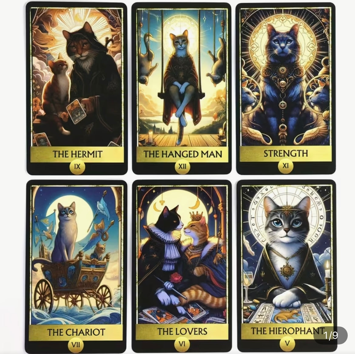 Cat Tarot Deck - Small