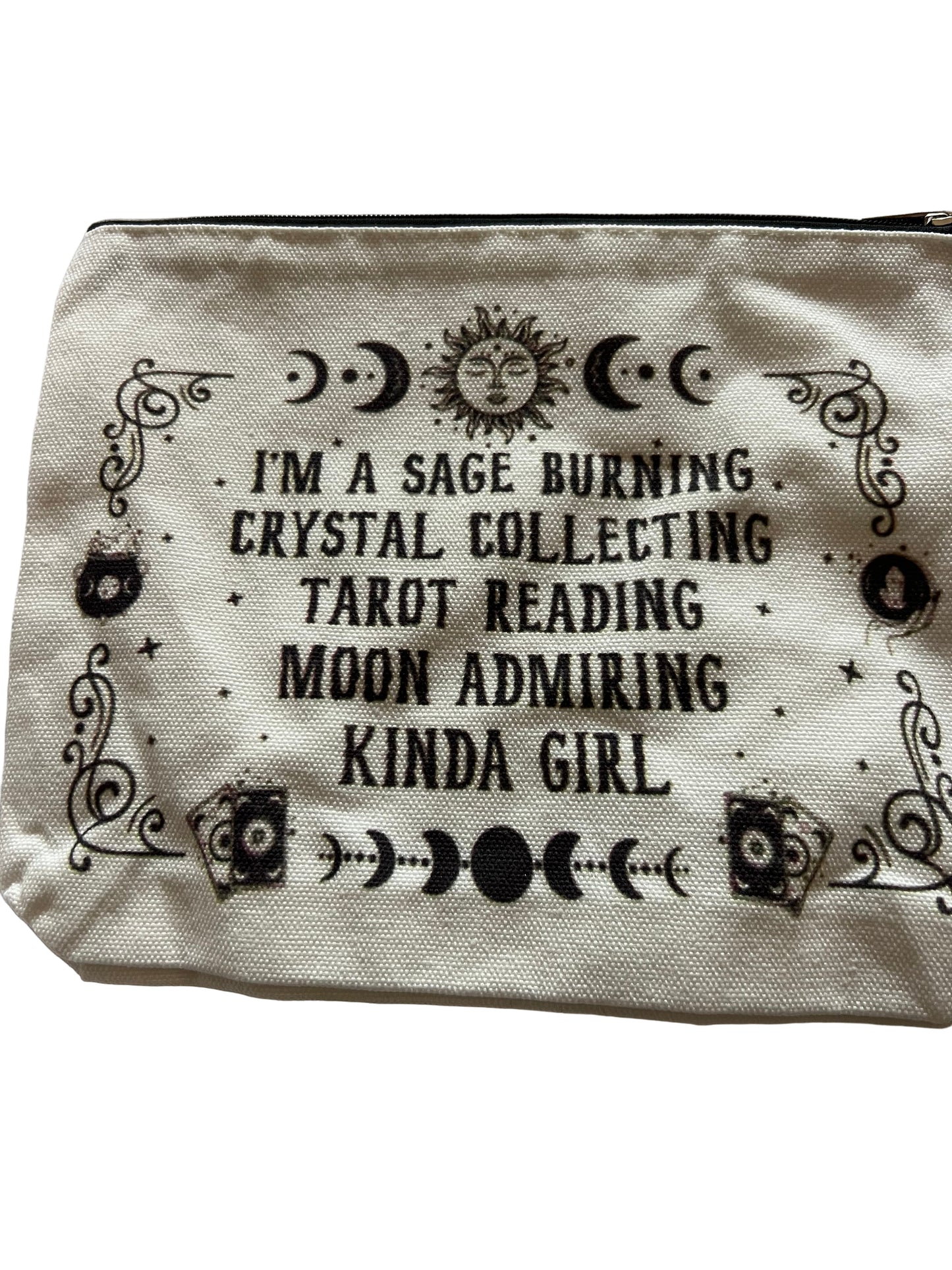 Witchy Canvas Pouch — 8" x 6.5"