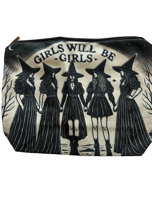 Witchy Canvas Pouch 3 - 8" x 6.5"